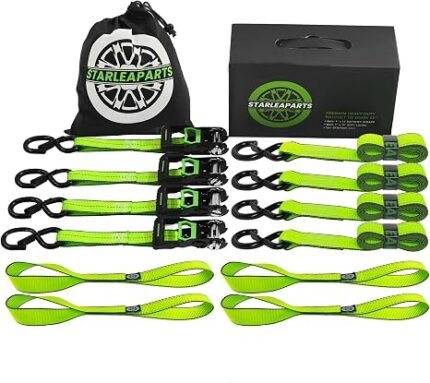 Motorcycle Tie Down Strap (4PK)